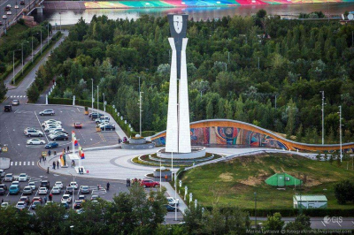 В Астане обновляют Центральный парк: более 150 деревьев, новая подсветка и ремонт аллеи