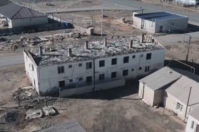 В Исатайском районе начался снос аварийных домов