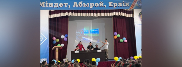 В Павлодаре гвардейцы приняли участие в конкурсе веселых и находчивых