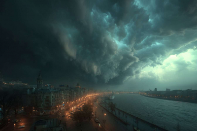 Мощный шторм обрушился на Финляндию