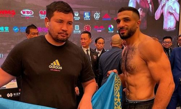 Казахстанский боксер отреагировал на победу в бою за титул WBO
