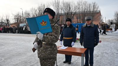 В Семее защитники воздушных рубежей приняли присягу