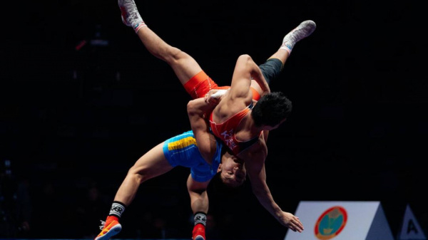 Армейские спортсмены успешно выступили на чемпионате Казахстана по борьбе