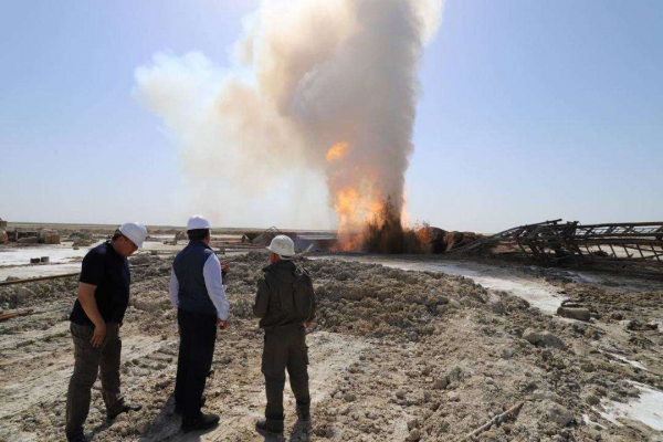 За масштабную утечку метана нефтяную компанию могут оштрафовать на 350 млн тенге