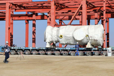 Первая газовая турбина установлена в главном корпусе &laquo;ПГУ Туркестан&raquo;