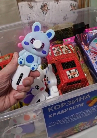 Корзина храбрости для детей появилась в больнице